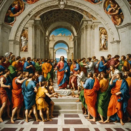 Искусство как зеркало души: от Афинской школы до Тайной вечери Да Винчи